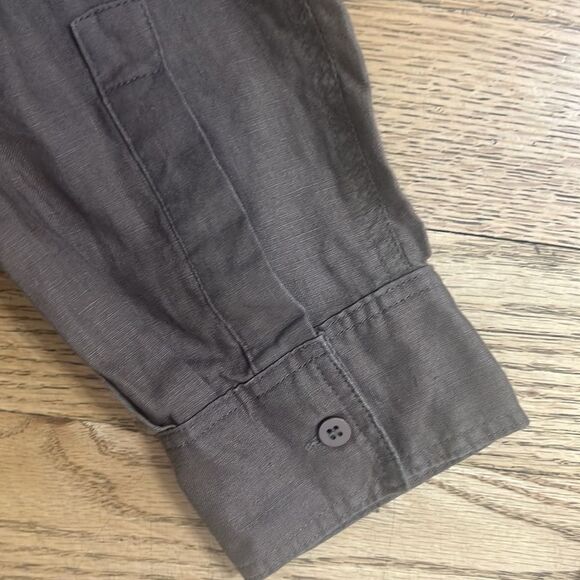 CHELSEA & THEODORE 100% LINEN BUTTON DOWN SHIRT‎ SIZE L - Picture 8 of 11